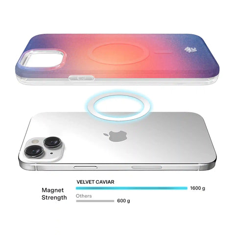 Sunset Glow Aura iPhone Case