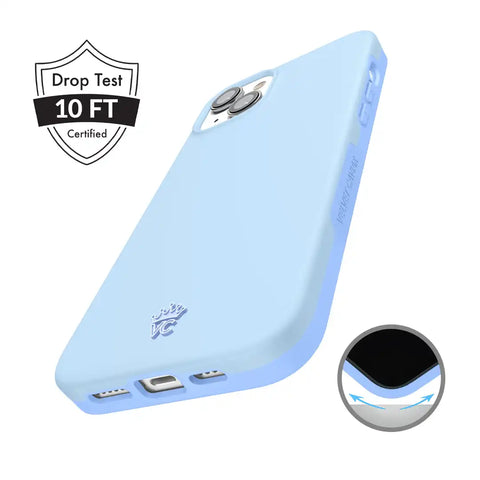 Cotton Candy Blue iPhone Case