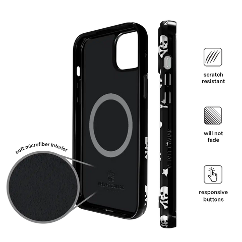 Chrome Skulls iPhone Case