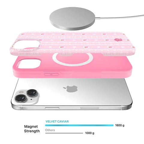 Strawberry Macaron iPhone Case