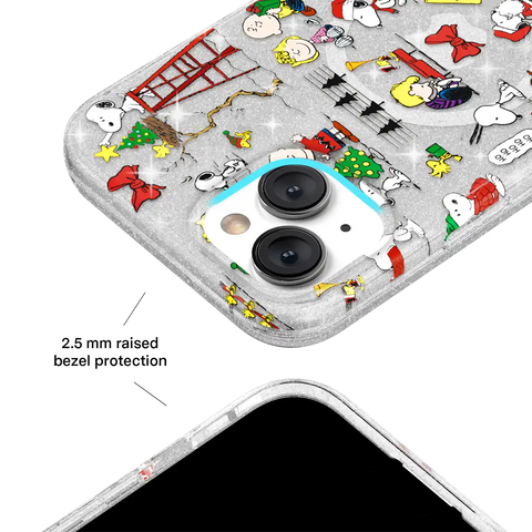 Snoopy Christmas Glitter iPhone Case