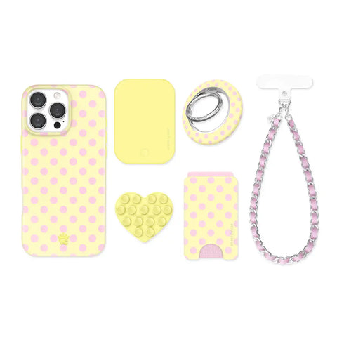 Buttercream Polka Dot iPhone Bundle Set