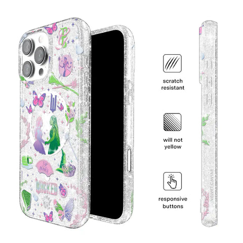 Wicked For Good Glitter iPhone Case