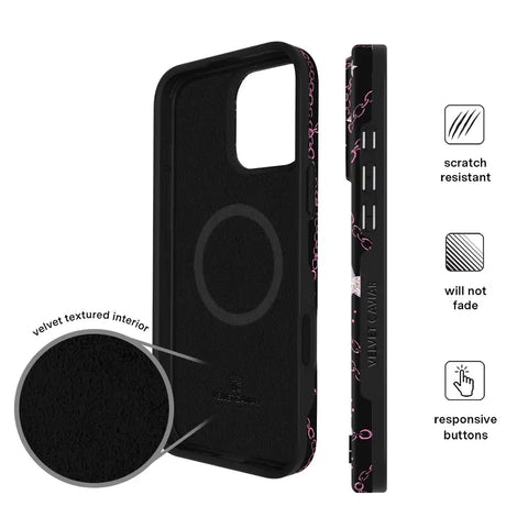 Pretty Punk Skulls iPhone Case