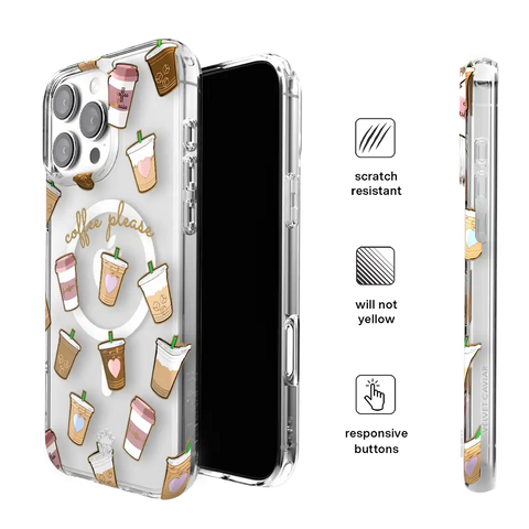 Coffee First iPhone Case