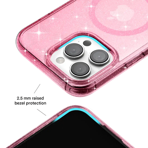 Pink Stardust Glitter iPhone Case