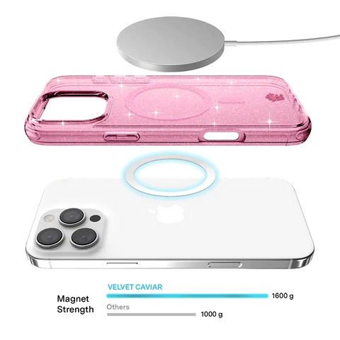 Pink Stardust Glitter iPhone Case