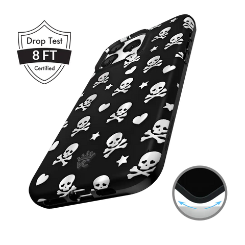 Chrome Skulls iPhone Case