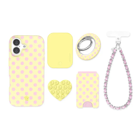 Buttercream Polka Dot iPhone Bundle Set