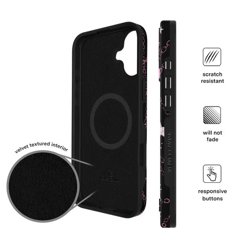Pretty Punk Skulls iPhone Case
