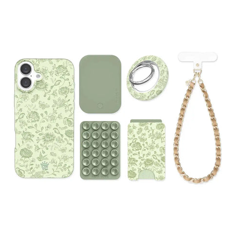 Storybook Sage Floral iPhone Bundle Set