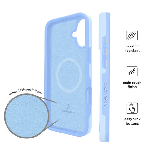 Cotton Candy Blue iPhone Case