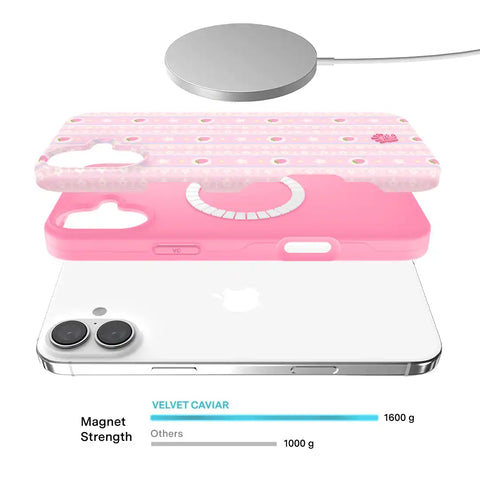 Strawberry Macaron iPhone Case