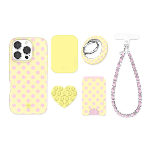 Buttercream Polka Dot iPhone Bundle Set