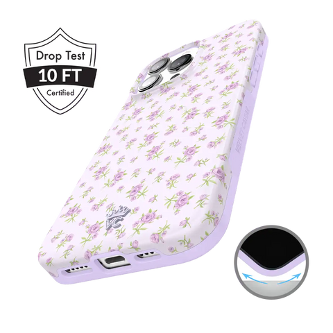 Dainty Lilac Floral iPhone Case