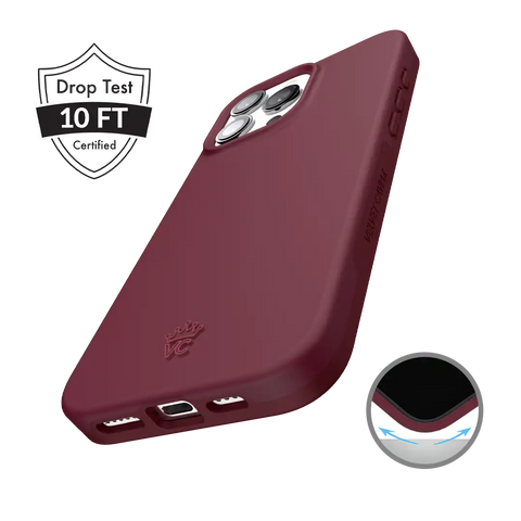 Burgundy 1990 iPhone Case