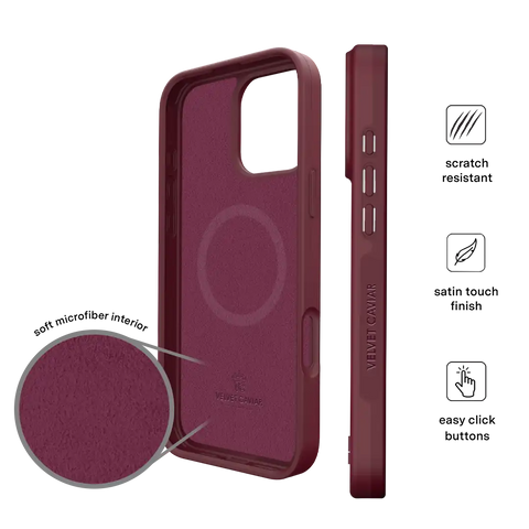 Burgundy 1990 iPhone Case