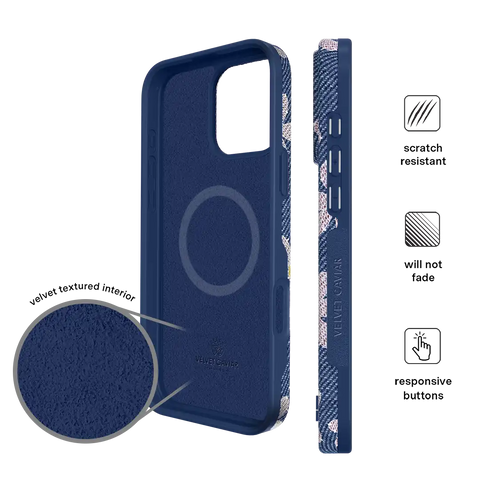 Denim Daisy iPhone Case