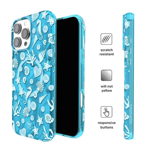 Aquamarine Holo iPhone Case