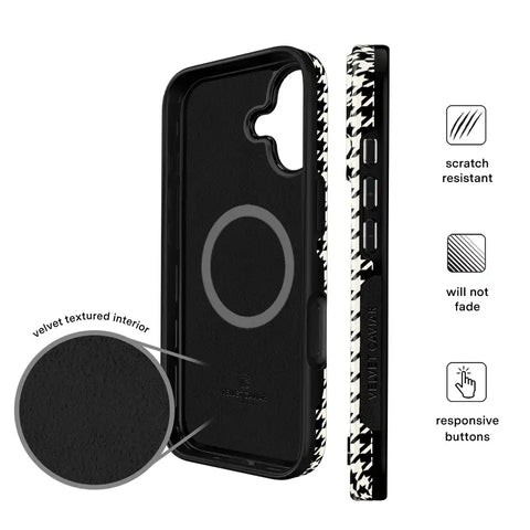 Houndstooth iPhone Case