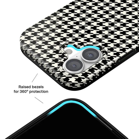 Houndstooth iPhone Case