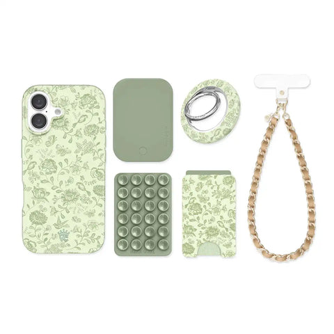 Storybook Sage Floral iPhone Bundle Set