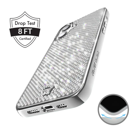 Chrome Caviar Crystals iPhone Case