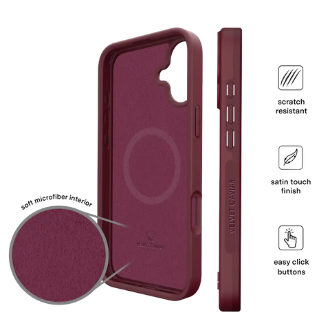 Burgundy 1990 iPhone Case