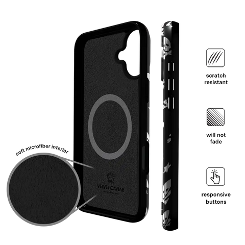 Chrome Skulls iPhone Case