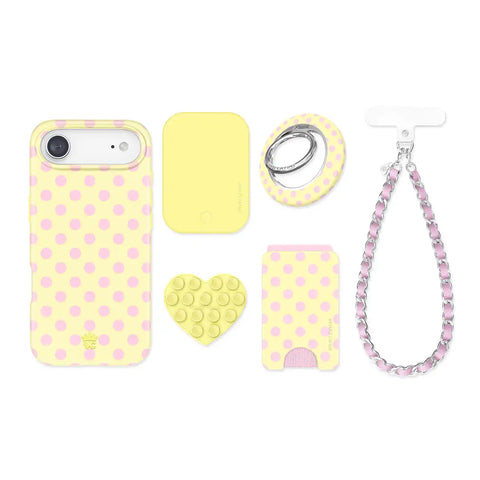 Buttercream Polka Dot iPhone Bundle Set