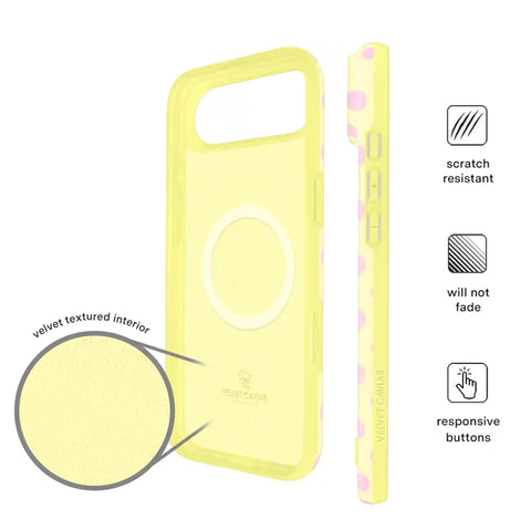 Buttercream Polka Dot iPhone Case
