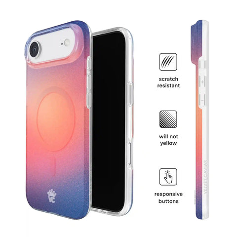 Sunset Glow Aura iPhone Case