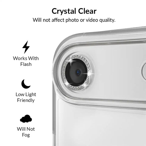 Crystal Glam Camera Lens Protector for iPhone