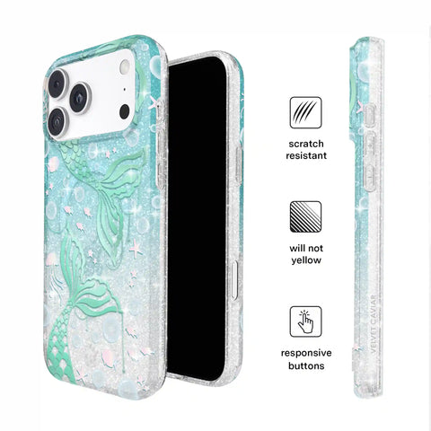 Mermaid Glitter Holo iPhone Case