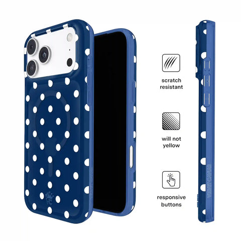 Midnight Polka Dot iPhone Case