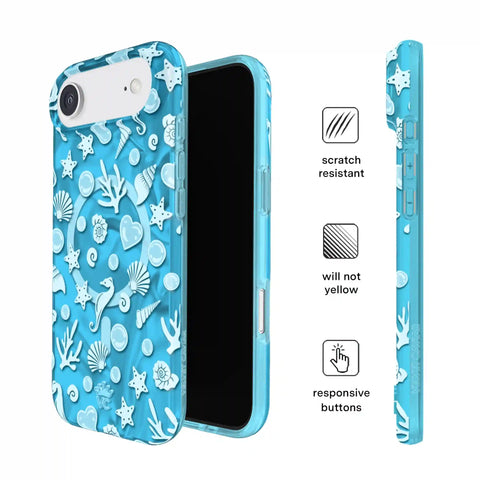 Aquamarine Holo iPhone Case