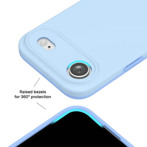 Cotton Candy Blue iPhone Case