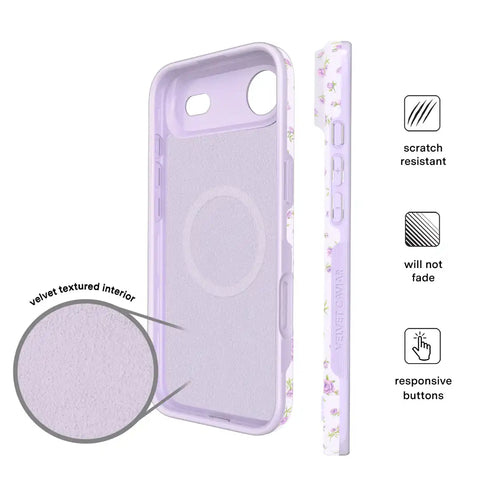 Dainty Lilac Floral iPhone Case