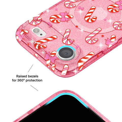 Pink Peppermint Princess iPhone Case
