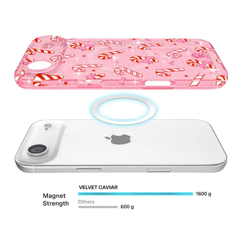 Pink Peppermint Princess iPhone Case