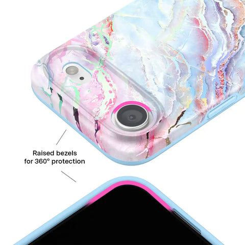 Holo Moonstone Marble iPhone Case
