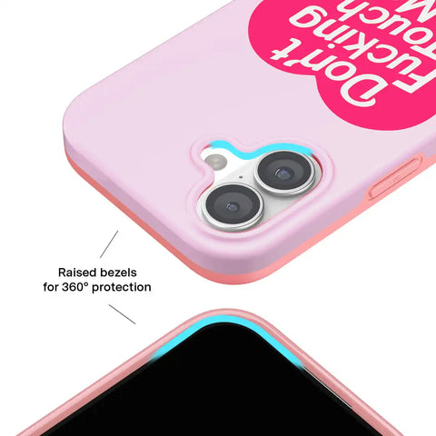 Don't F Touch Me iPhone Case