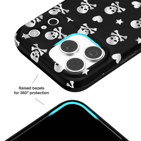 Chrome Skulls iPhone Case