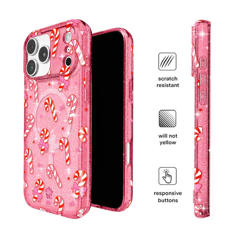 Pink Peppermint Princess iPhone Case