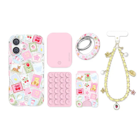 Spring Whimsy Stamps Glitter iPhone Bundle Set