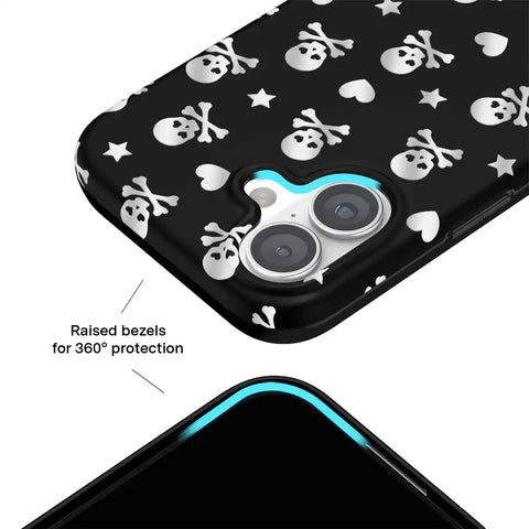 Chrome Skulls iPhone Case