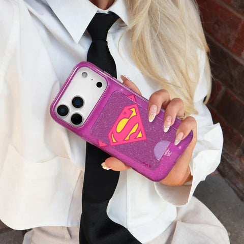 Supergirl Stardust Glitter MagSafe Wallet