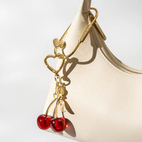 Gold Carabiner Bag Charm