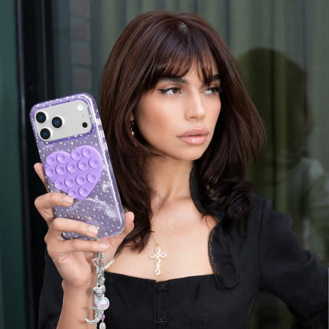 Lilac Gelato Heart MagSafe MightyGrip