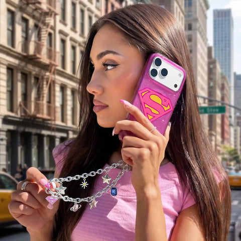 Supergirl Phone Charm